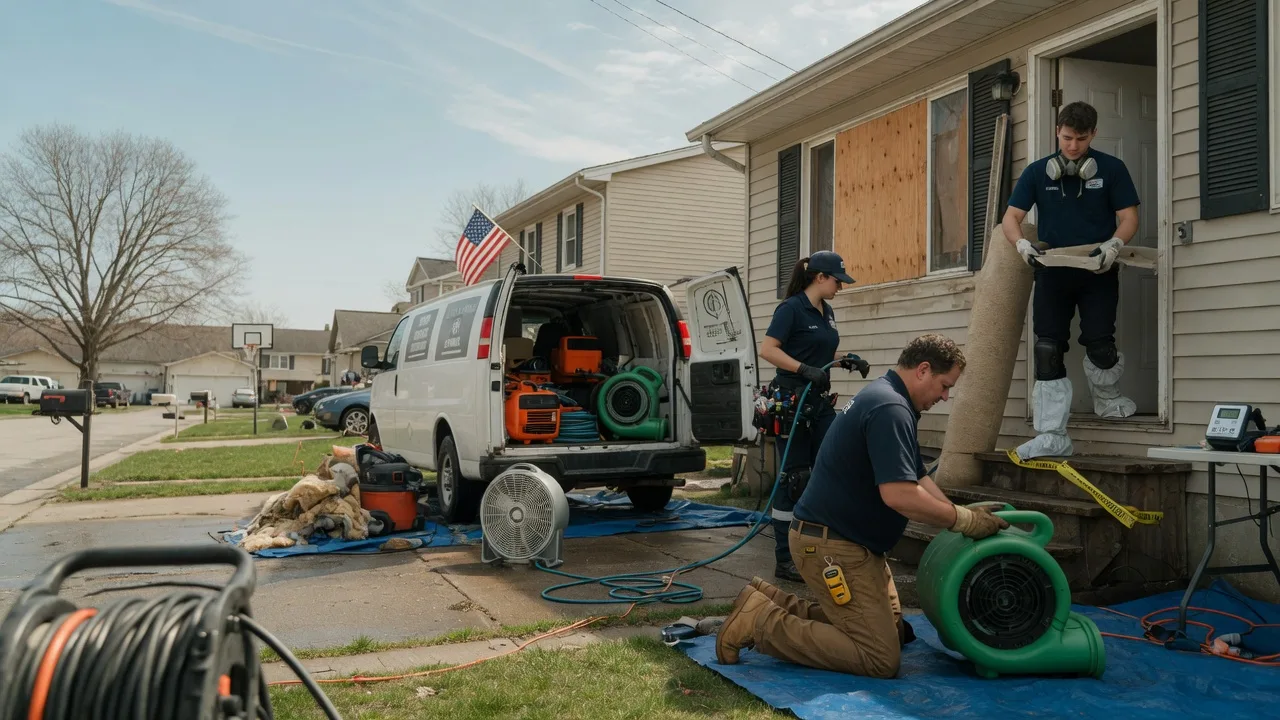 Water Damage Restoration in Virden, IL near me